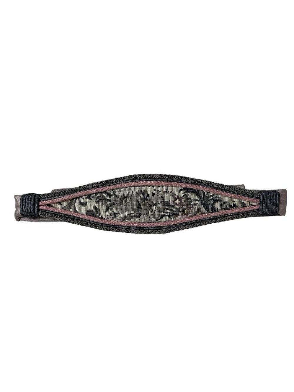 Vtg Carolyn Tanner Designs Atlanta Floral Tapestry Belt Adjustable Womens Small